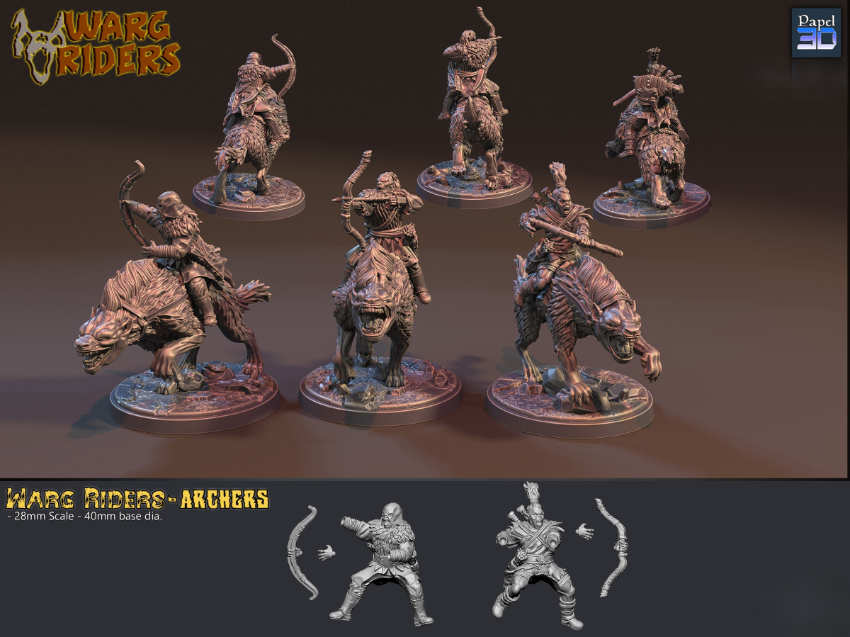 Wargreiter mit Bogen